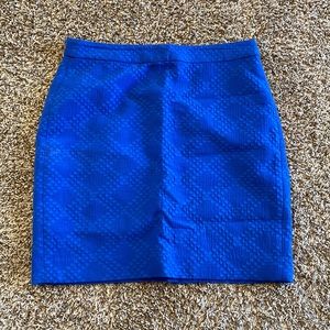 Banana Republic Blue Skirt- Size 6P
